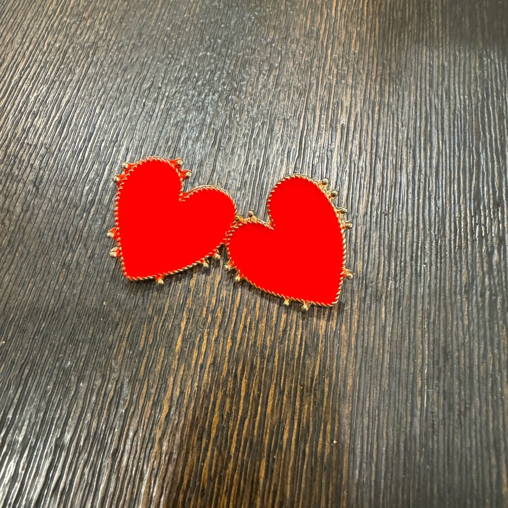 Heart shaped earrings